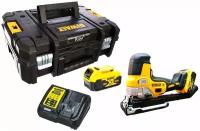 Аккумуляторный бесщеточный лобзик DeWALT DCS335P2 в кейсе, с 2 аккум и ЗУ