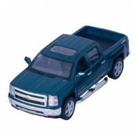 Машинка Кинсмарт Chevrolet Silverado 1:46, зелёный