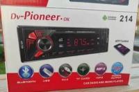 Автомагнитола Pioneer 214, магнитола Пионер для автомобиля (Bluetooth/USB/AUX/FM)