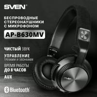 Беспроводные наушники SVEN AP-B630MV, microUSB, черный