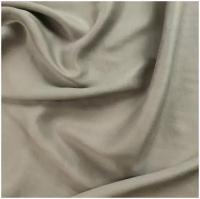 Ткань плательная (серый) 50% вискоза, 50% хлопок италия 50 cm*145 cm