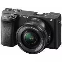 Фотоаппарат Sony Alpha ILCE-6400 Kit E PZ 16–50 мм F3.5–5.6 OSS (SELP1650), черный