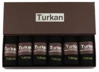 Носки Turkan, 6 пар, 6 уп., размер 41-44, черный, белый, синий, серый