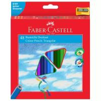 Faber-Castell Карандаши цветные трехгранные c точилкой 48 цветов (120548)