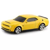 Легковой автомобиль RMZ City Dodge Challenger SRT Demon 2018 (344034S) 1:64, 9 см, желтый