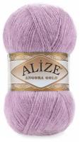 Пряжа Alize Angora Gold, 1 % шерсть, 80 % акрил, 100 г, 550 м, 5 шт., 505 пепельно-сиреневый 550 м