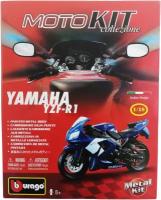 Yamaha YZF-R1 сборная модель мотоцикла 1:18 Bburago 18-55007