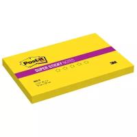 Post-it Блок Super Sticky, 76х127 мм, желтый, 90 штук (655-S) желтый 1 см 90 г/м² 1 шт. 76 мм 127 мм 90 листов