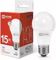 Лампа светодиодная IN HOME LED-A60-VC (4690612020273), E27, A60