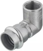 Угол VALTEC (VTi.952. I.002204) 90° 22 мм х 1/2 ВР нержавеющая сталь