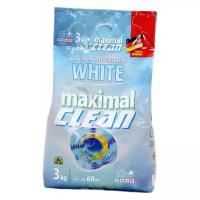 Стиральный порошок MAXIMAL CLEAN WHITE для белого белья, 3 кг