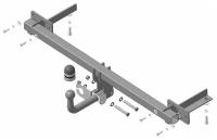 Фаркоп Motodor на Лада Веста Универсал 2015-2022, арт:92104-A-2
