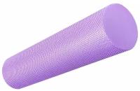E39104-3 Ролик для йоги полумягкий Профи 45x15cm (фиолетовый) (ЭВА)