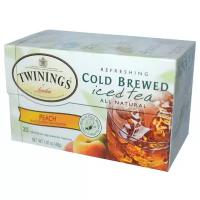 Чай черный Twinings Cold brewed iced tea Peach в пакетиках