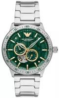 Наручные часы EMPORIO ARMANI Mario, зеленый, серебряный