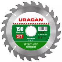 Пильный диск URAGAN Speed Cut 36800-190-30-24 190х30 мм