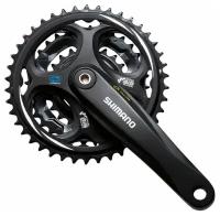 Система Shimano Altus FC-M311 7/8ск (Квадрат, 48/38/28T, 170mm, черная)