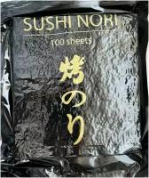 Водоросли нори Roasted seaweed Nori морские прессованные 100 листов для суши и роллов Корейские