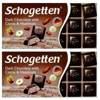 Шоколад Schogetten Dark Chocolate с какао и лесным орехом 100 гр. (2 шт.)