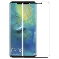 3D/ 5D защитное стекло MyPads для Huawei Mate 30 Pro с закругленными изогнутыми краями которое полностью закрывает экран/ дисплей по краям с олео