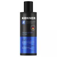 KONNER Шампунь для волос TRICHO EXPERT мужской, защита от выпадения, с кофеином и пантенолом, 250 мл