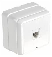 Розетка компютерная 1хRJ45 (Cat5e, открытая) белая, BRON, MUTLUSAN (16 A, 250 V, IP 20) (2160 136 0201)