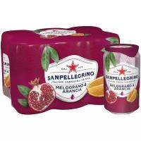 Газированный напиток Sanpellegrino Melograno e arancia Гранат и апельсин