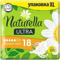 Naturella прокладки Ultra Camomile Normal Plus Duo, 5 капель, 18 шт