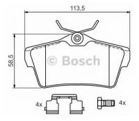 0986494192 FIAT Scudo 2.0i/1.6-2.0D Multijet 07- R BOSCH 0986494192