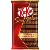 Шоколад KitKat Senses Double Chocolate, молочный и темный шоколад с хрустящей вафлей, 112 г