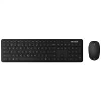 Клавиатура и мышь Microsoft Atom Bluetooth Desktop QHG-00011 черный беспроводная BT slim