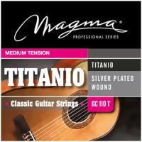 Струны для классической гитары Magma Strings GC110T, Серия: Titanio Nylon Silver Plated Wound, Обмотка: посеребрёная, Натяжение: Medium Tension