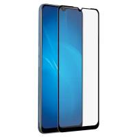 Закаленное стекло с цветной рамкой (fullscreen+fullglue) для Oppo A15/A15s/A16/A17/A17k DF oColor-27 (black)