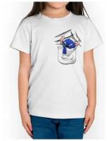 Футболка DREAM SHIRTS, хлопок, размер 11-12 лет, белый