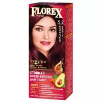 Florex Florex Super стойкая крем-краска, 5.2 спелая вишня