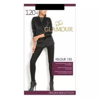 Колготки Glamour Велюр, 120 den, размер 4, черный