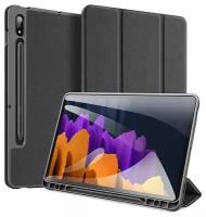 Чехол-книжка MyPads для Samsung Galaxy Tab S7+ plus 12.4 SM-T970 / T975 (2020) / Samsung Galaxy Tab S8 Plus (SM-X800N) 2022 с функцией засыпания