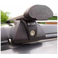 Багажник на крышу Inter Titan для Skoda Yeti / Шкода Ети 2009-2014 с замками, аэродинамические дуги 130