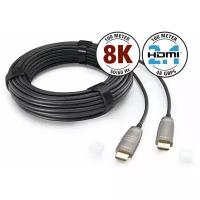 HDMI кабели Eagle Cable Profi HDMI 2.1 LWL 10K, 120 Hz, 5 m, 313245005