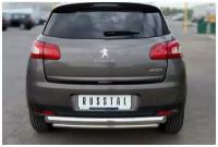 PEUGEOT 4008 2012-2017 Защита заднего бампера d76/42 нижняя