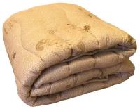 Одеяло Ивановский текстиль Овечья шерсть всесезонное, 175 х 205 см, коричневый