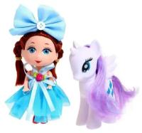 Happy Valley Кукла «Сказочный пони», подарочный набор с пони, фиолетовый, микс