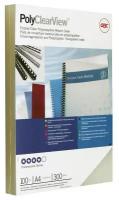 Обложки для переплета пластиковые GBC п/прозр. матов.А4, 300мкм,100шт/уп