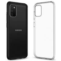 Чехол-накладка BoraSCO Samsung Galaxy A03s силиконовая, прозрачный