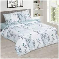 Комплект постельного белья АртПостель, «Бамбуковая роща» 2 спальный, белое, растения