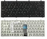 Клавиатура для ноутбука BGH Positivo E920. Г-образный Enter. Черная, без рамки