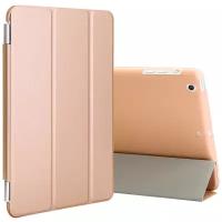 Чехол-обложка MyPads с дизайном Magnetic smart cover для планшета Apple iPad Mini 1/ 2 /3 retina с функцией смарт включения-выключения золотой