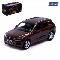 Машина металлическая VOLKSWAGEN TOUAREG, 1:43, цвет коричневый (1 шт.)