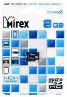 Карта памяти Mirex microSD, 8 Гб, SDHC, класс 4