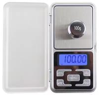 Весы ювелирные, кухонные, карманные электронные с подсветкой Pocket Scale 0.01г - 300г + батарейки в комплекте